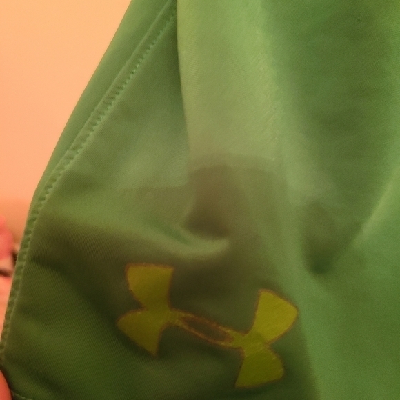 Under Armor  Mens Loose Heat Gear Shorts Basketball Shorts UA Green Size Small - Picture 5 of 6